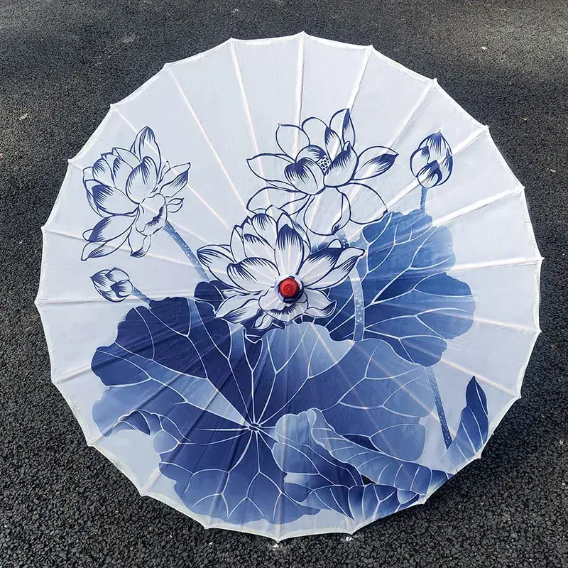 Blue and White Classical Ceiling Dance Hanfu Cheongsam - Image 8
