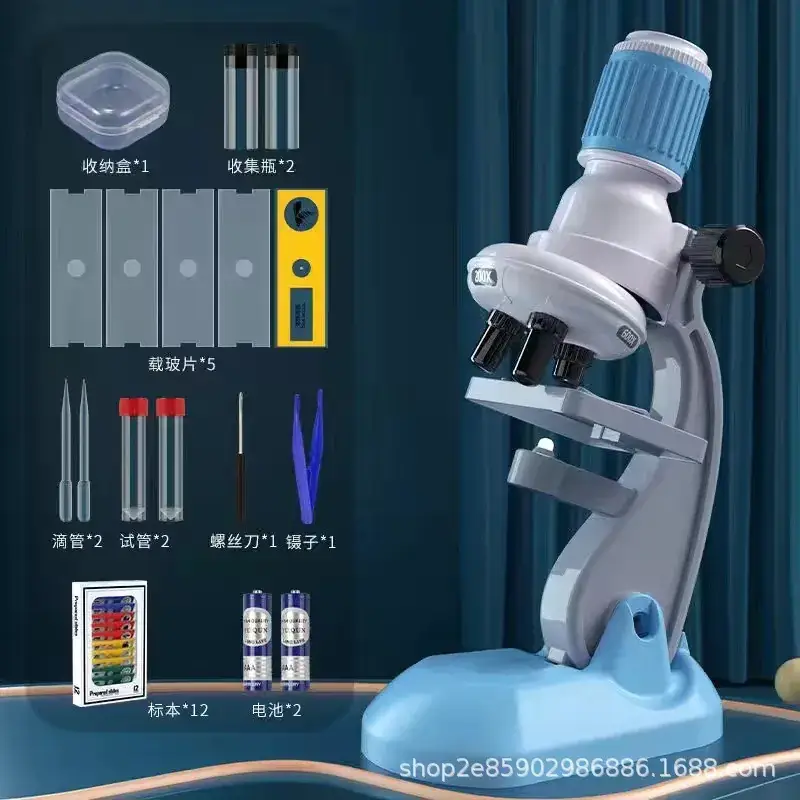 Children's Microscope 1200x Scientific Education Set