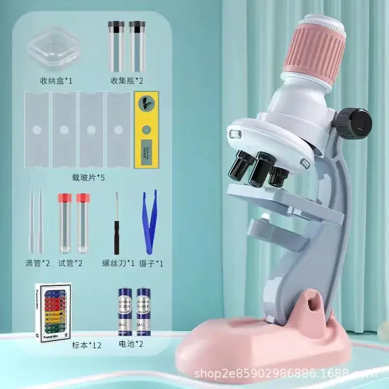Children's Microscope 1200x Scientific Education Set