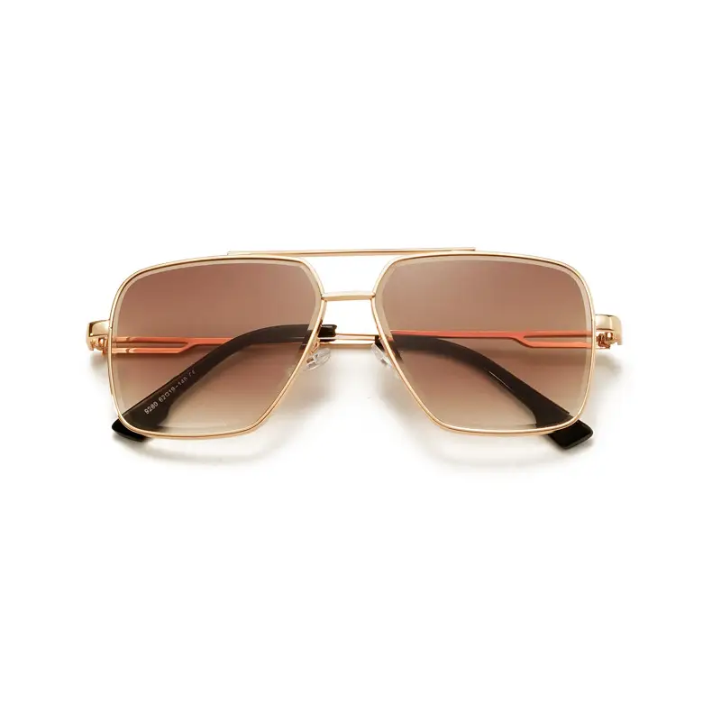 2024 New Trendy All-Metal Sunglasses Large Frame Cross Border Wholesale - Image 11