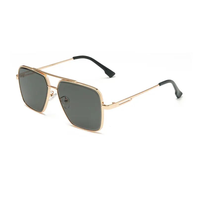 2024 New Trendy All-Metal Sunglasses Large Frame Cross Border Wholesale - Image 2