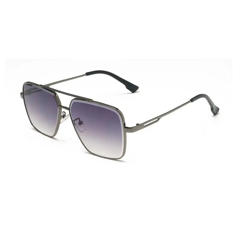 2024 New Trendy All-Metal Sunglasses Large Frame Cross Border Wholesale - Image 3