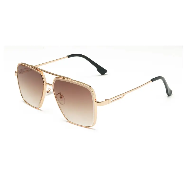 2024 New Trendy All-Metal Sunglasses Large Frame Cross Border Wholesale - Image 4