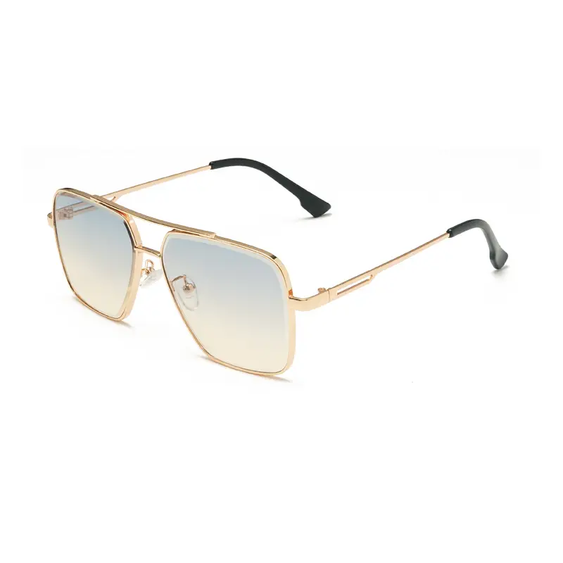 2024 New Trendy All-Metal Sunglasses Large Frame Cross Border Wholesale - Image 5