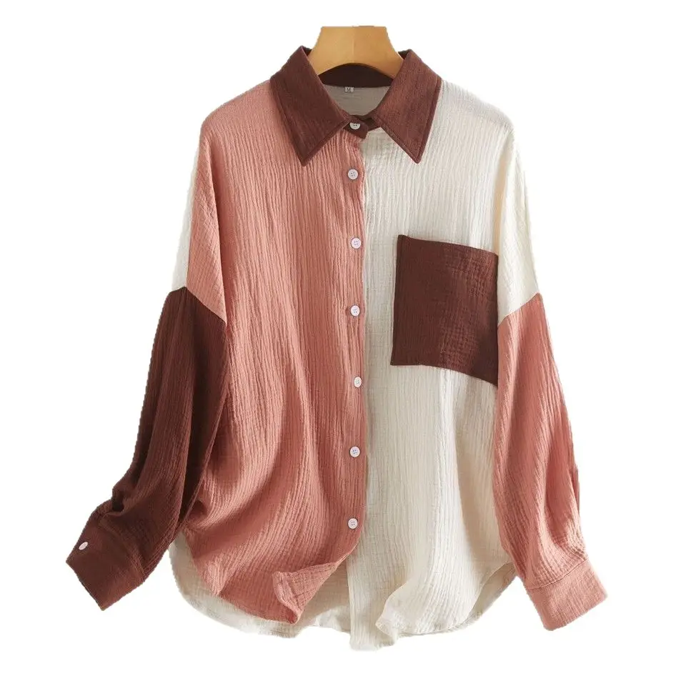 2022 Women's Cross-Border Cardigan Long Sleeve Shirt - Image 7