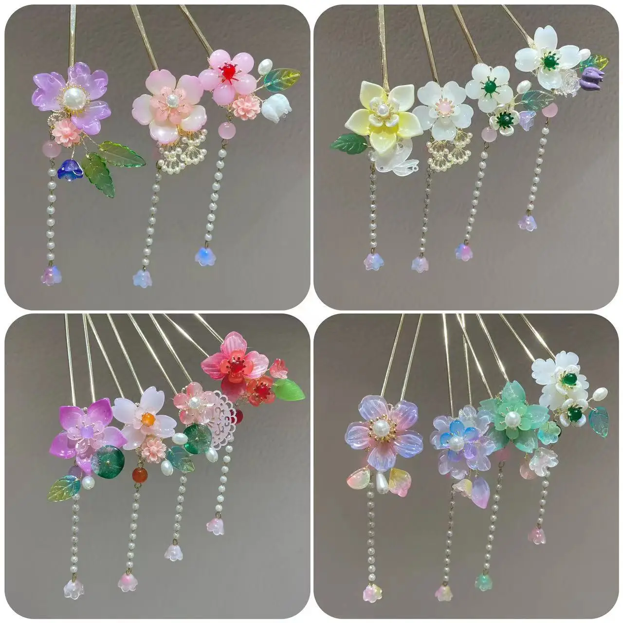 Fairy Butterfly Hairpin with Blue Stone Chain - Image 55