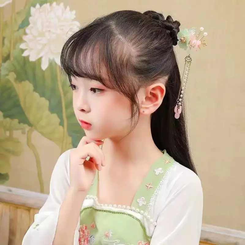 Fairy Butterfly Hairpin with Blue Stone Chain — feature 4