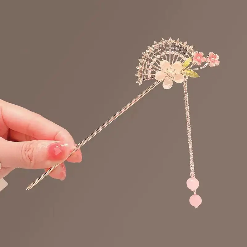 Fairy Butterfly Hairpin with Blue Stone Chain - Image 18