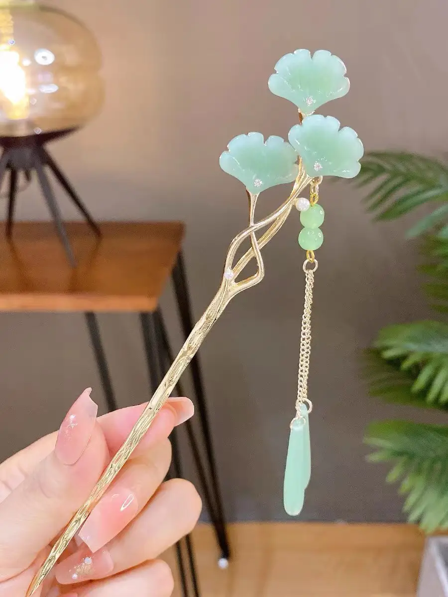 Fairy Butterfly Hairpin with Blue Stone Chain - Image 33