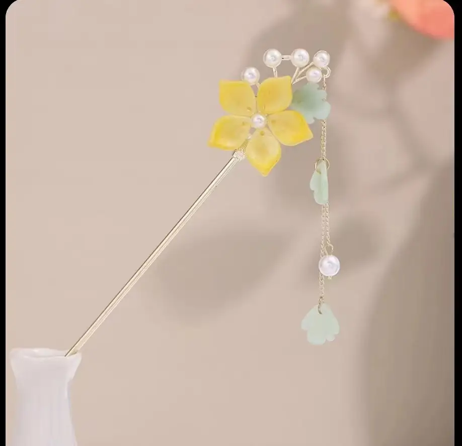 Fairy Butterfly Hairpin with Blue Stone Chain - Image 50