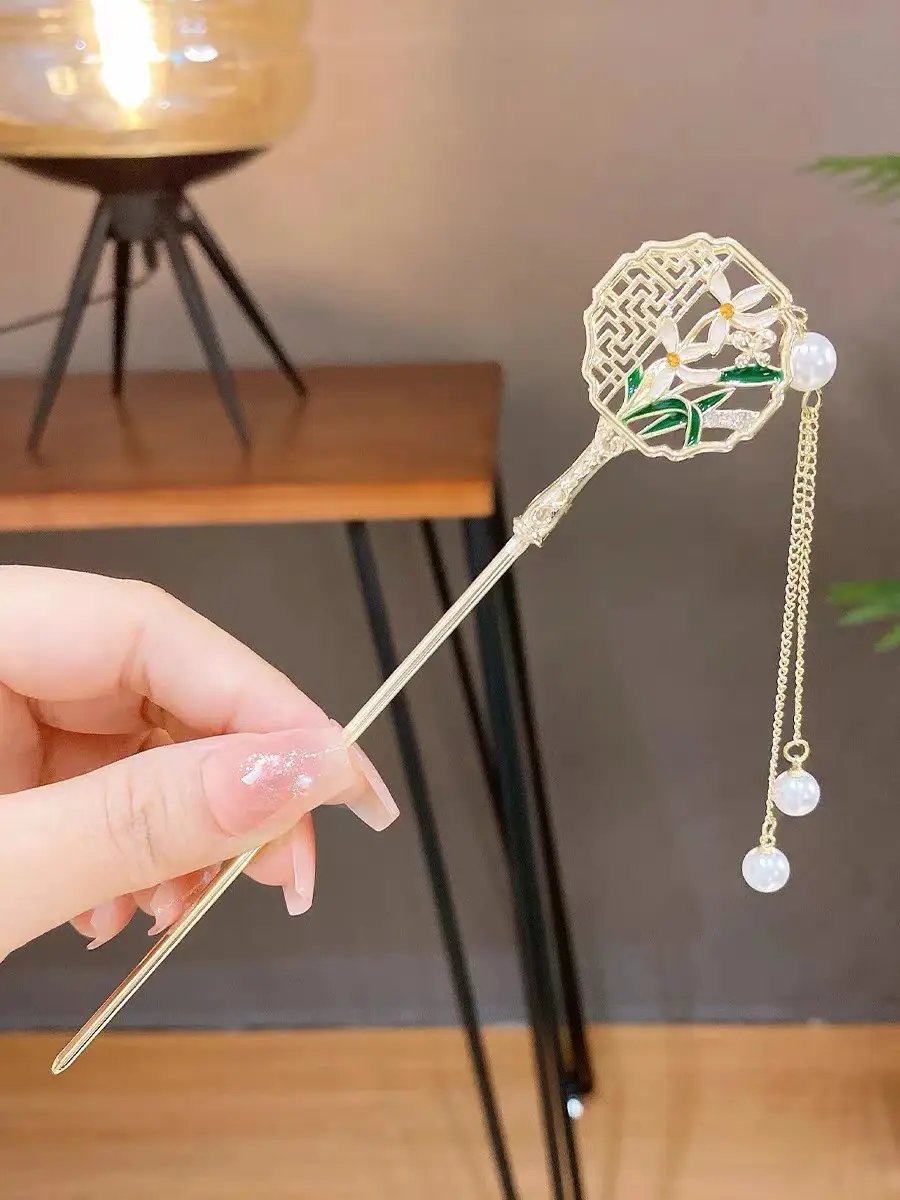 Fairy Butterfly Hairpin with Blue Stone Chain - Image 51