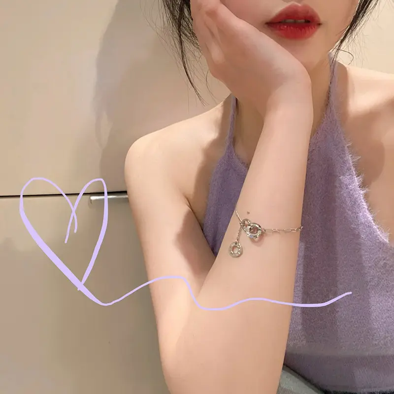 Geometric Bracelet for Women Light Luxury Cold Style - Image 2