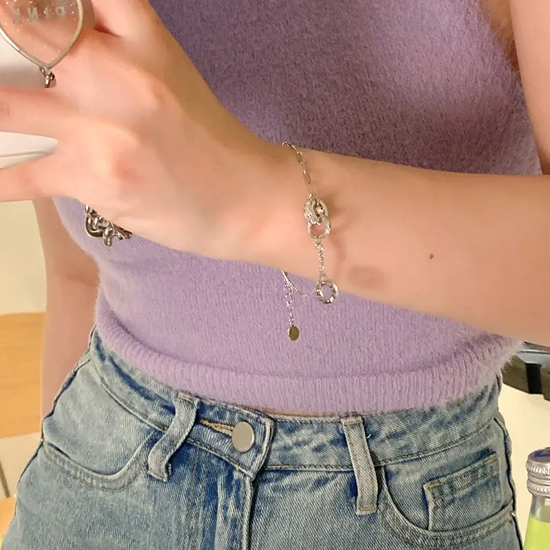 Geometric Bracelet for Women Light Luxury Cold Style - Image 3