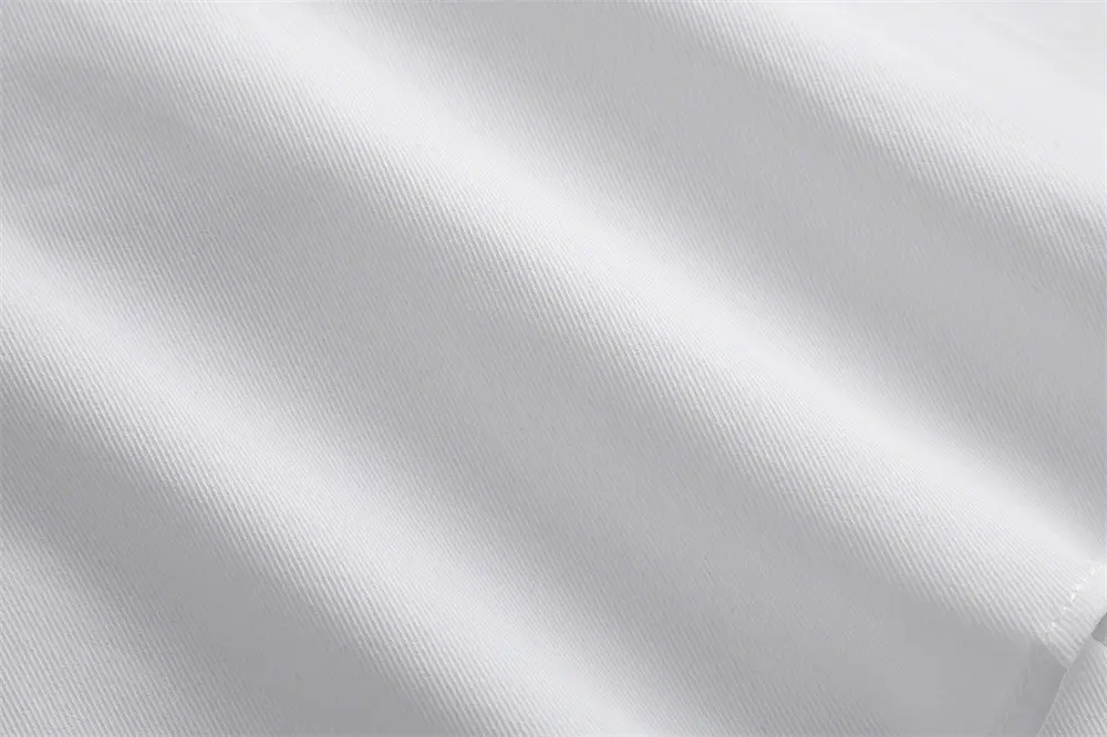White Cotton Fake Collar Blouse with Black Bow — feature 20