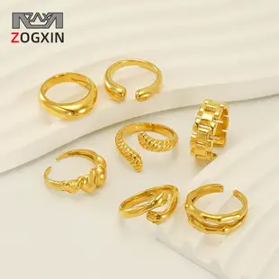 18K Gold Adjustable Geometric Diamond Ring for Women — feature 6