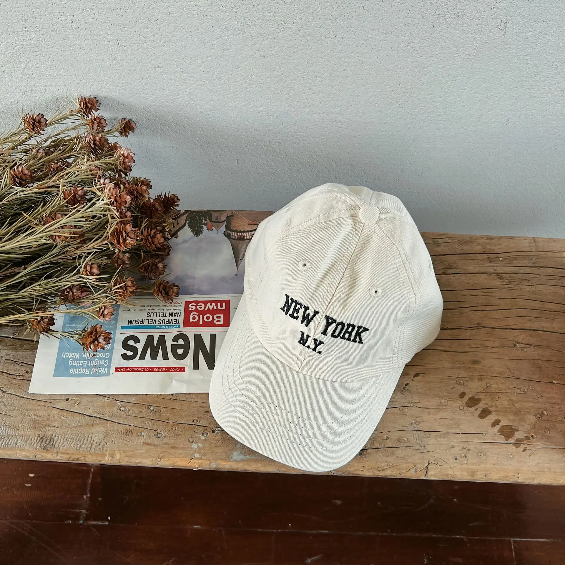 New York Mean Brown Baseball Cap for Boys Girls 2023 - Image 4
