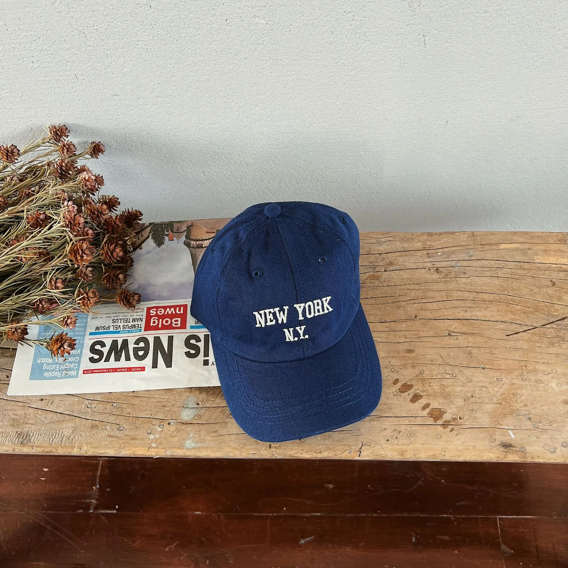 New York Mean Brown Baseball Cap for Boys Girls 2023 - Image 2