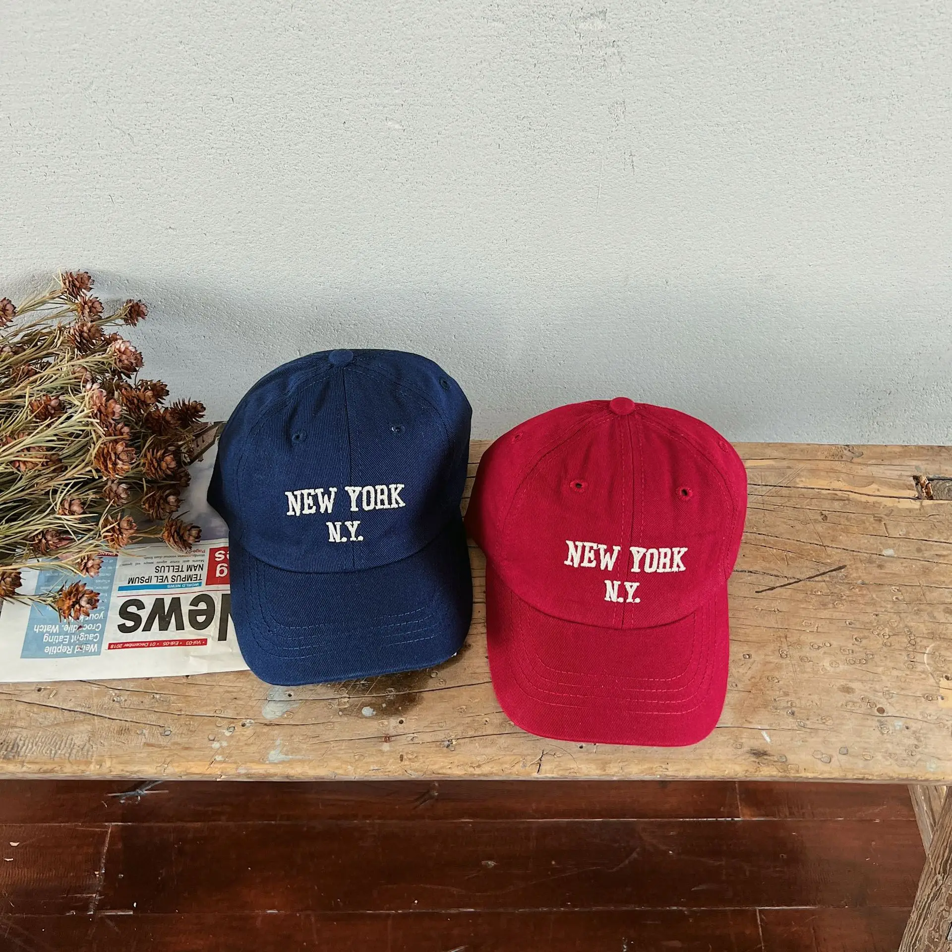 New York Mean Brown Baseball Cap for Boys Girls 2023 — feature 10