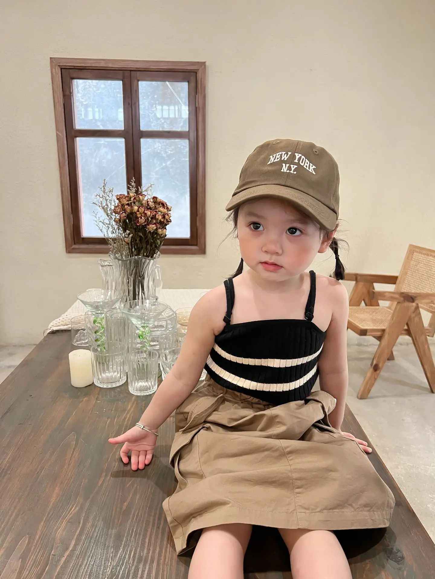 New York Mean Brown Baseball Cap for Boys Girls 2023 — feature 13