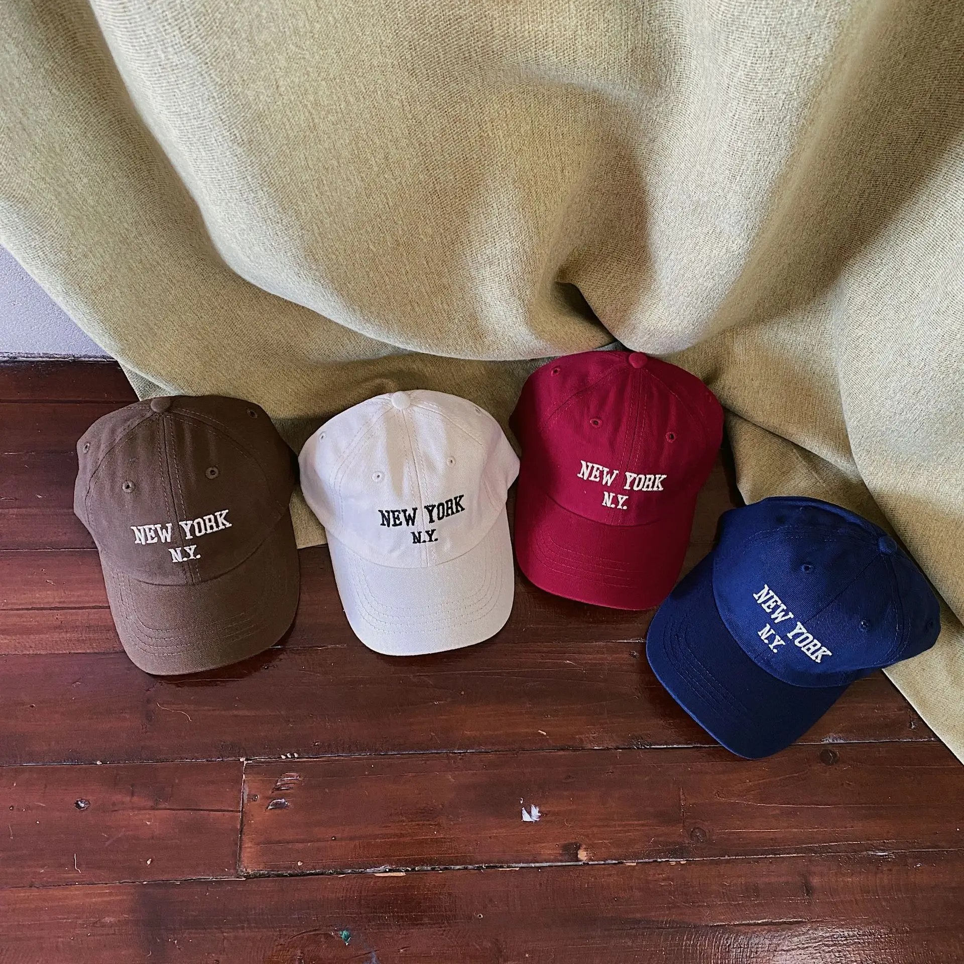 New York Mean Brown Baseball Cap for Boys Girls 2023 — feature 2