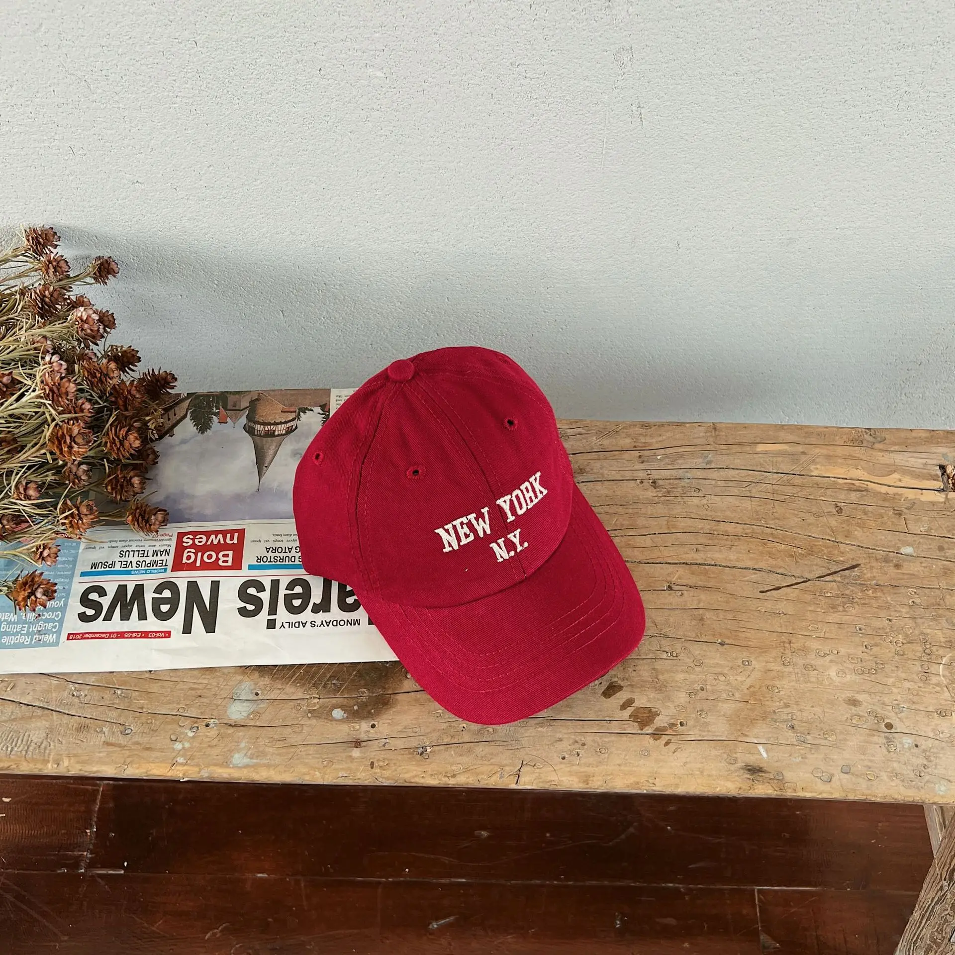 New York Mean Brown Baseball Cap for Boys Girls 2023 — feature 3