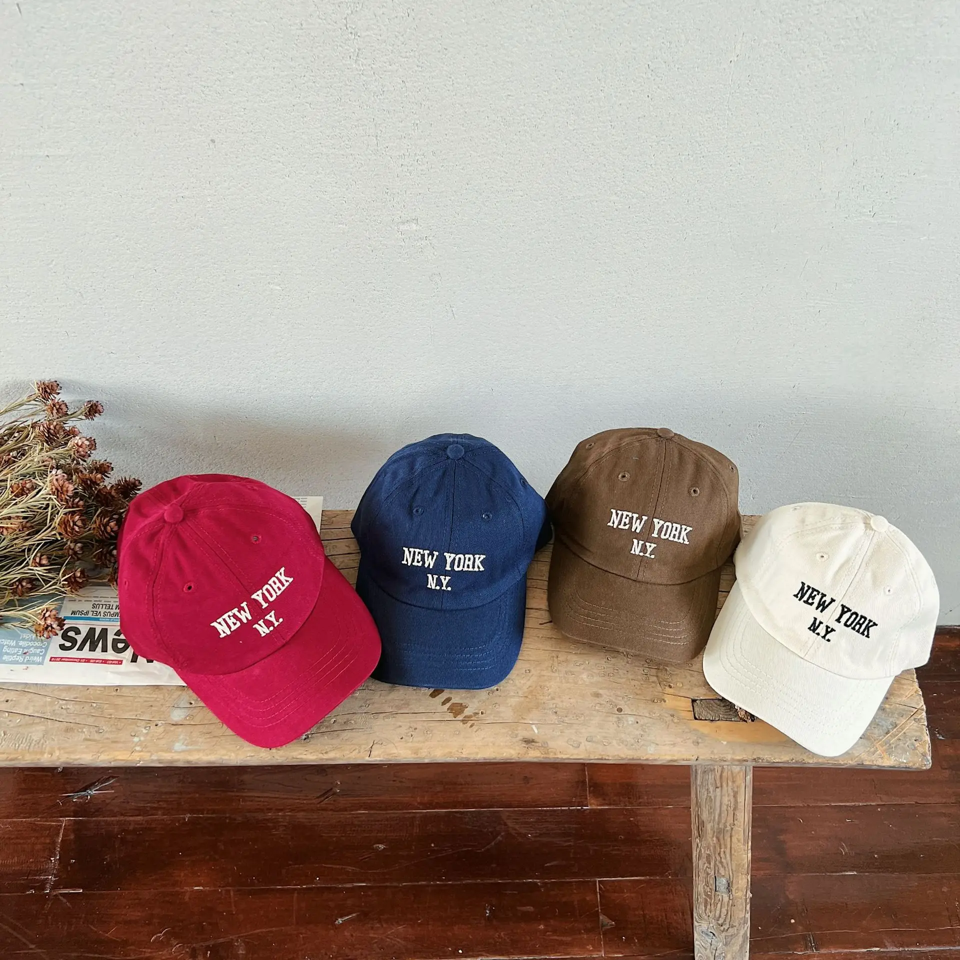 New York Mean Brown Baseball Cap for Boys Girls 2023 — feature 8