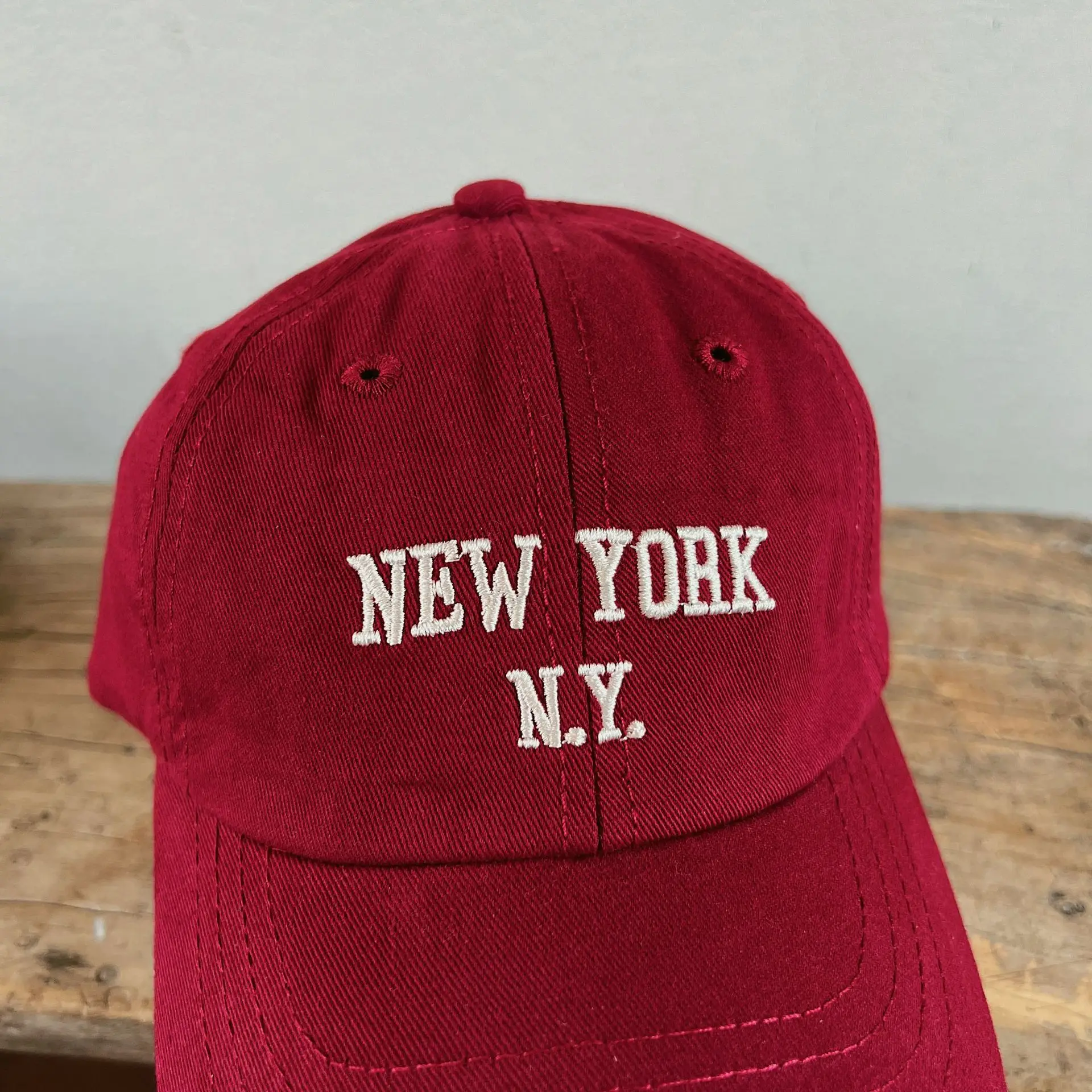 New York Mean Brown Baseball Cap for Boys Girls 2023 — feature 9