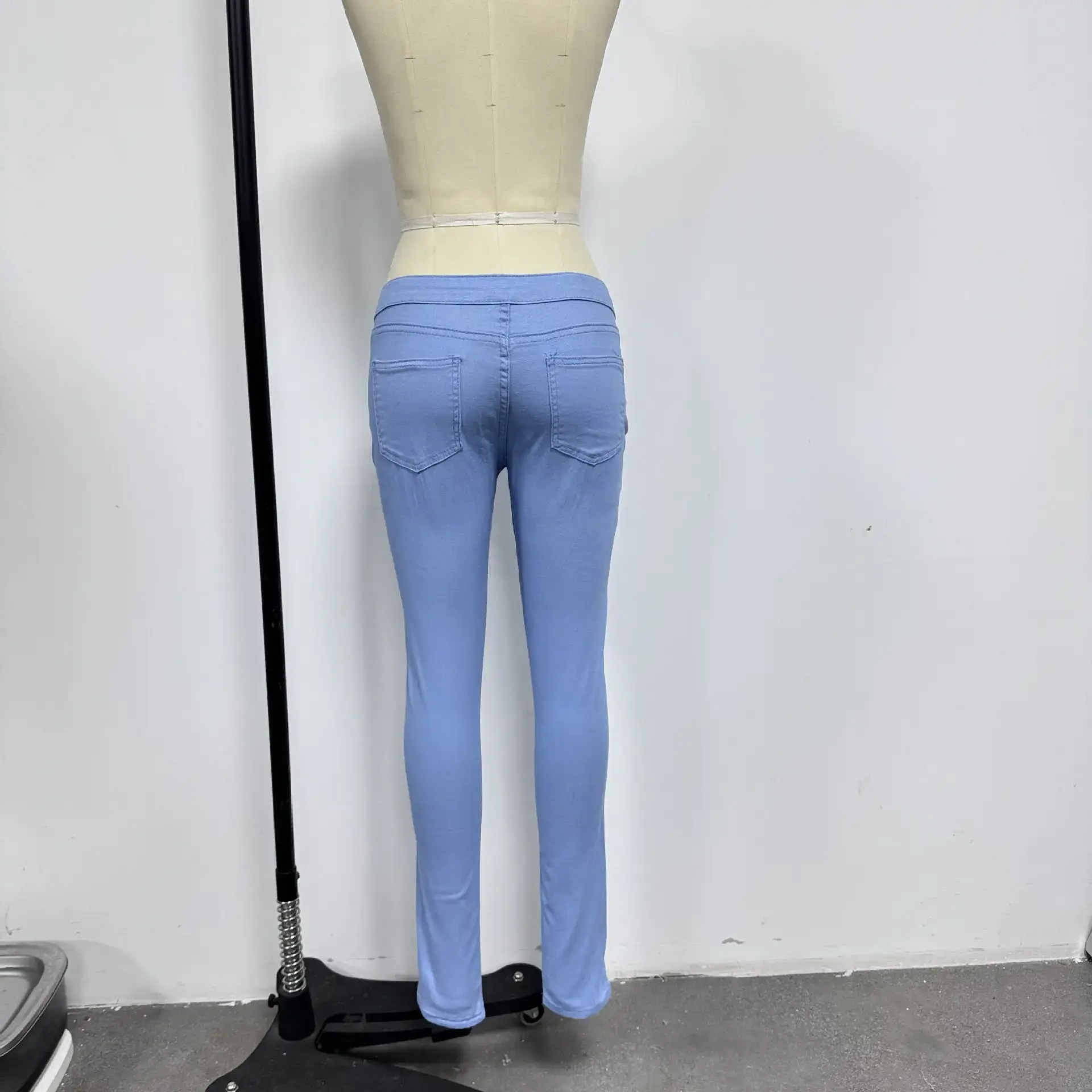 European American Slim Fit Jeans Women Green — feature 6