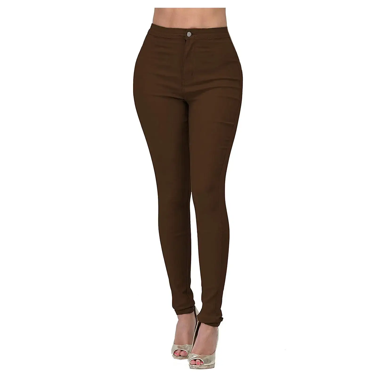 European American Slim Fit Jeans Women Green — feature 8