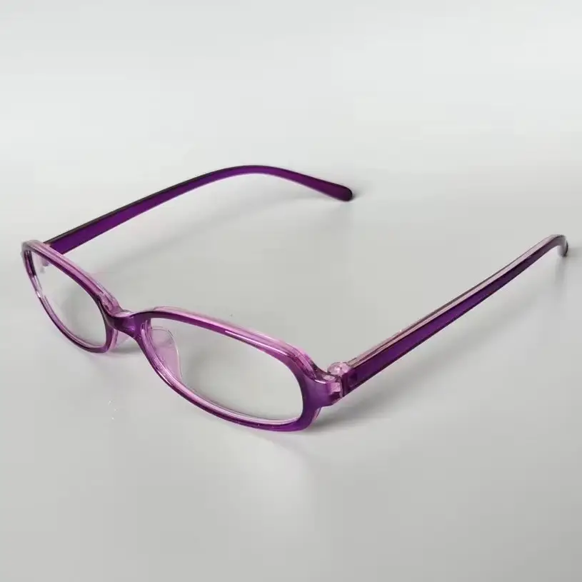 Women's Brown Retro Anti-UV Glasses Myopia Slim Fit - Image 14