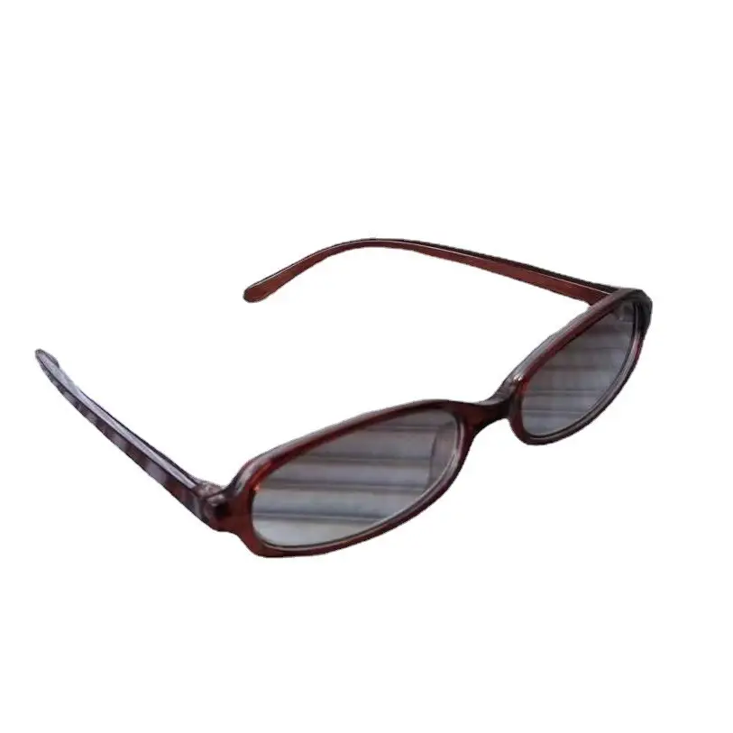 Women's Brown Retro Anti-UV Glasses Myopia Slim Fit - Image 15