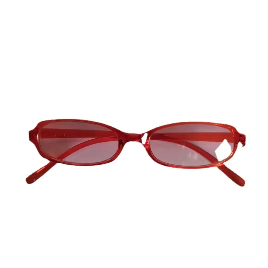 Women's Brown Retro Anti-UV Glasses Myopia Slim Fit - Image 17