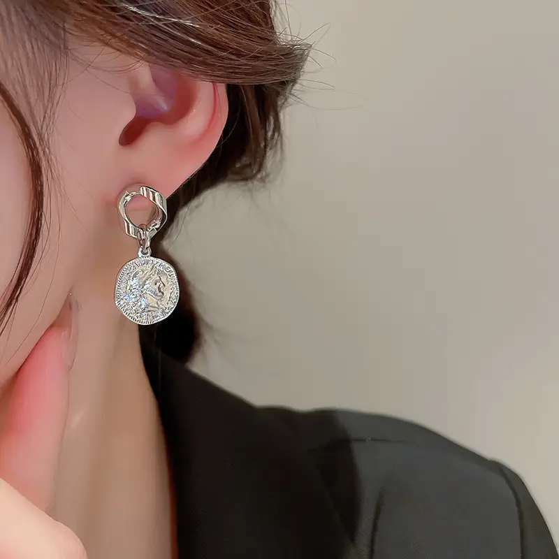 Silver Asymmetric Pearl Earrings for Women — feature 6