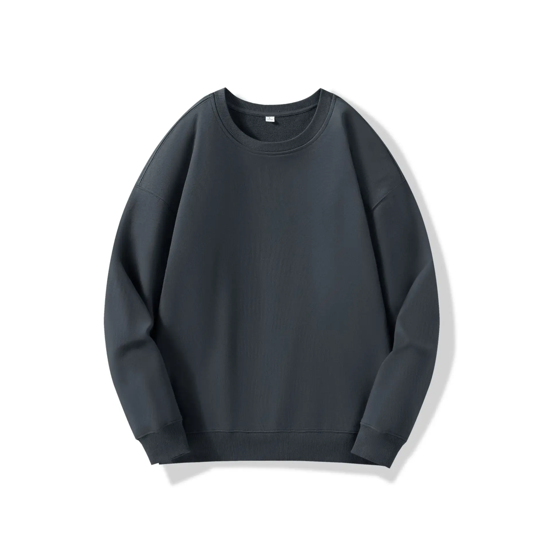 2025 Autumn/Winter Y330 Navy Cotton Crew Neck Sweatshirt - Image 8