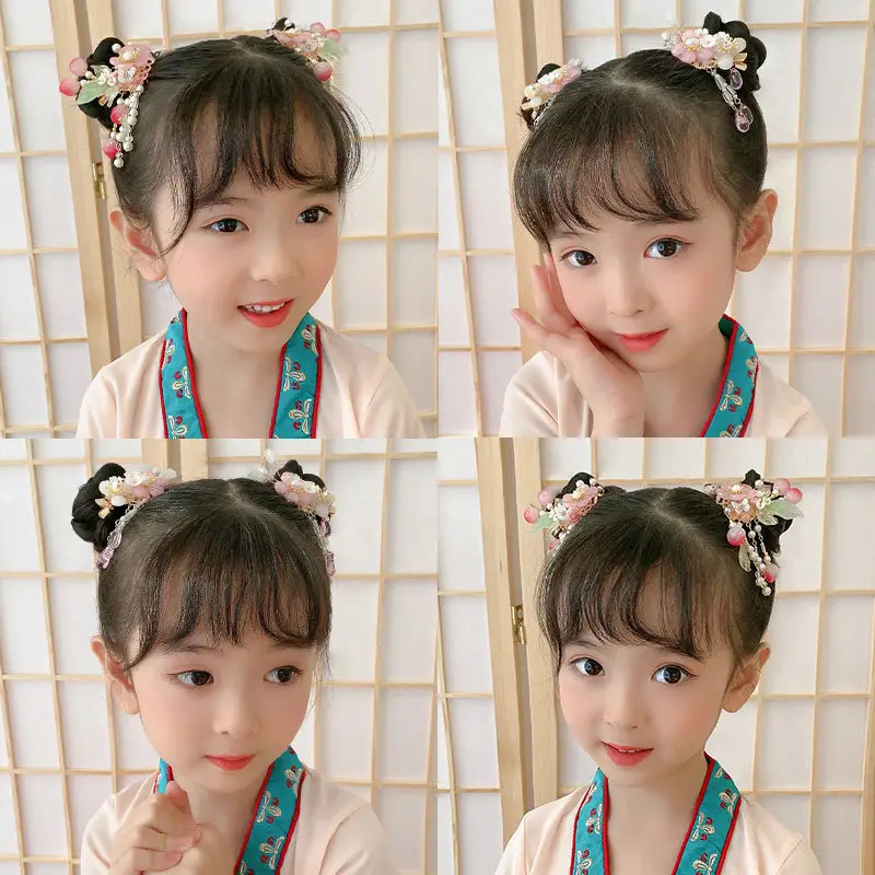 Children's Chinese Style Tassel Hair Clips for Girls - Image 5