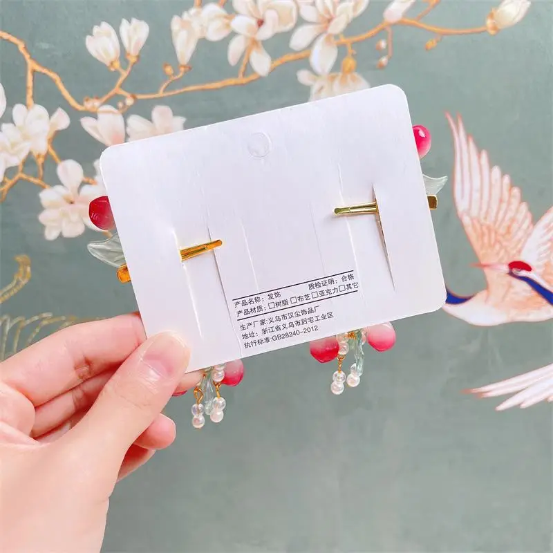 Children's Chinese Style Tassel Hair Clips for Girls - Image 6