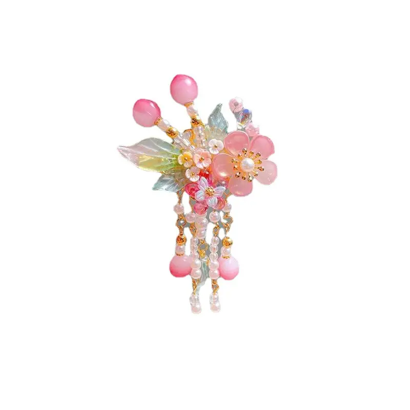 Children's Chinese Style Tassel Hair Clips for Girls - Image 7