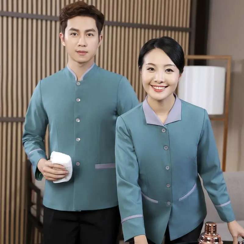 Women's Short Sleeve Hotel Club Cleaner Short Sleeve Summer Shirt - Image 4