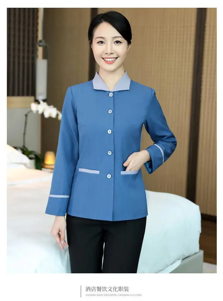 Women's Short Sleeve Hotel Club Cleaner Short Sleeve Summer Shirt — feature 14