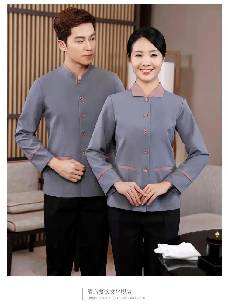 Women's Short Sleeve Hotel Club Cleaner Short Sleeve Summer Shirt — feature 15