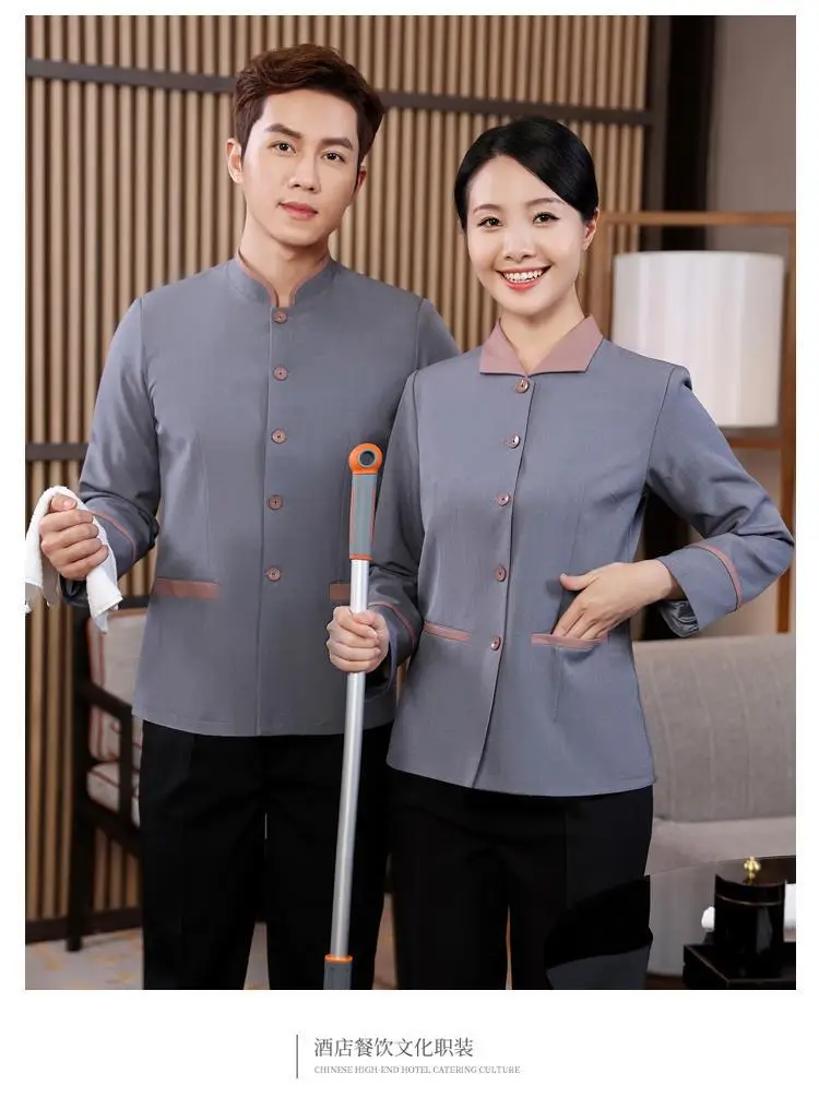 Women's Short Sleeve Hotel Club Cleaner Short Sleeve Summer Shirt — feature 16