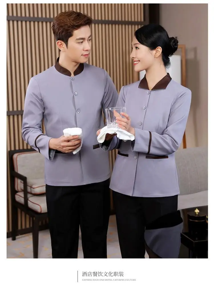 Women's Short Sleeve Hotel Club Cleaner Short Sleeve Summer Shirt — feature 18