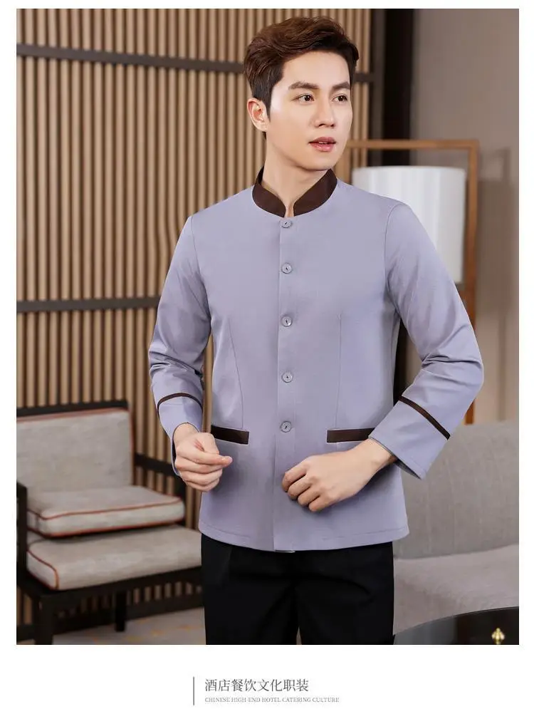 Women's Short Sleeve Hotel Club Cleaner Short Sleeve Summer Shirt — feature 19