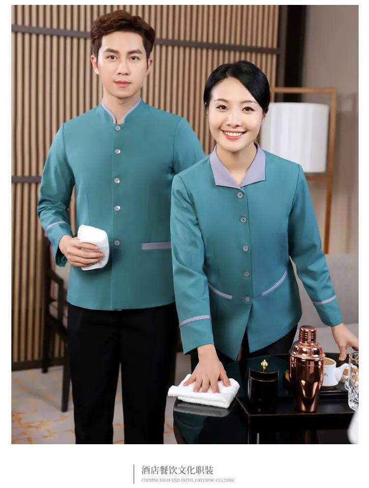 Women's Short Sleeve Hotel Club Cleaner Short Sleeve Summer Shirt — feature 21