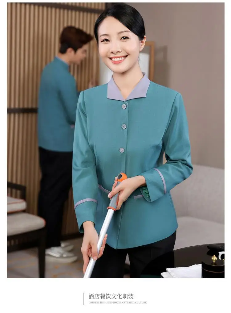 Women's Short Sleeve Hotel Club Cleaner Short Sleeve Summer Shirt — feature 23