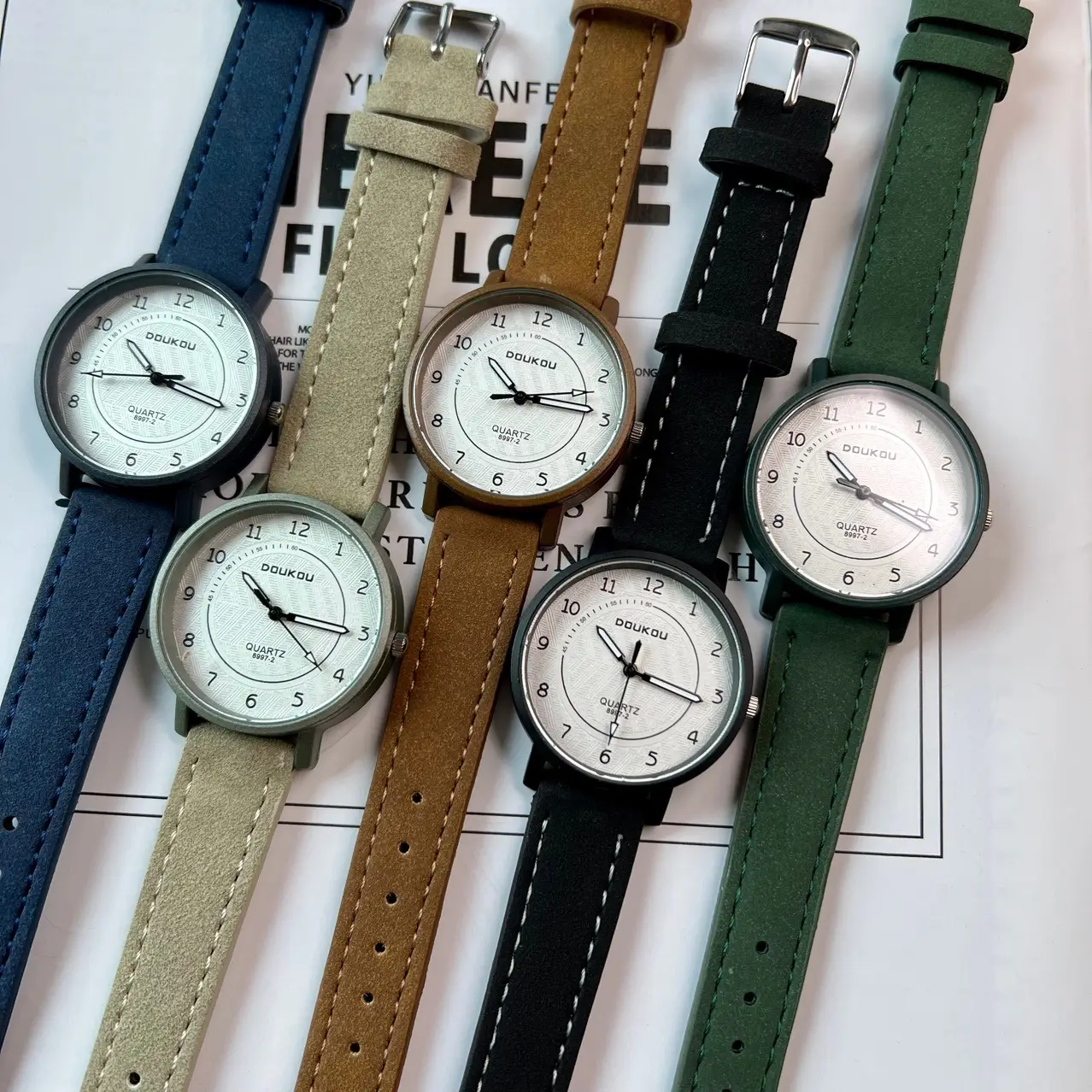 Cardamom Leather Belt Watch for Civil Servant Students — feature 8