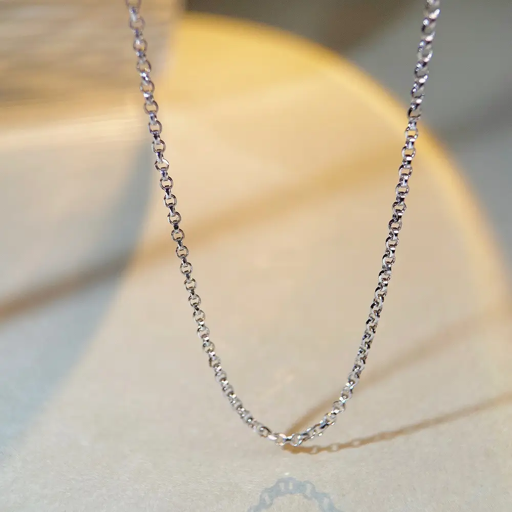 S925 Sterling Silver Full Diamond Yellow Diamond Pendant Necklace