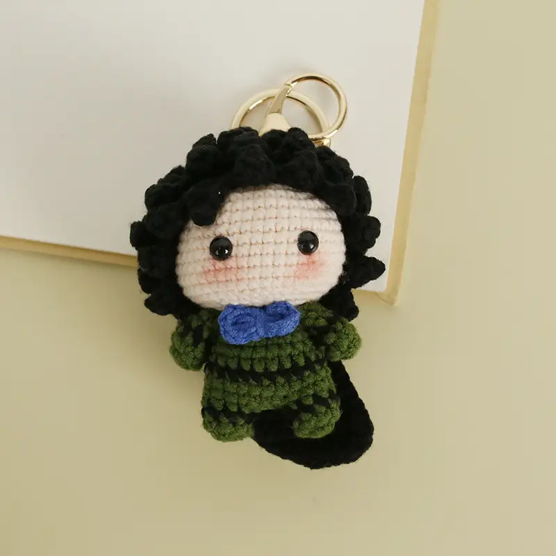 Hero Series Cartoon Handmade Wool Crochet Doll Pendant