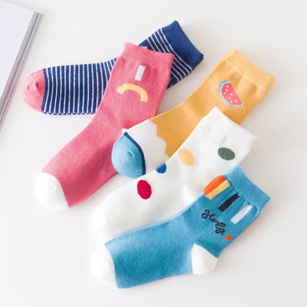Cute Cartoon Socks for Girls 3-12 Years Old