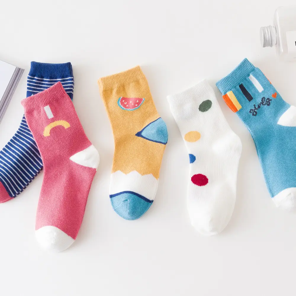 Cute Cartoon Socks for Girls 3-12 Years Old